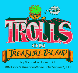 Trolls on Treasure Island screenshot 3 for NES